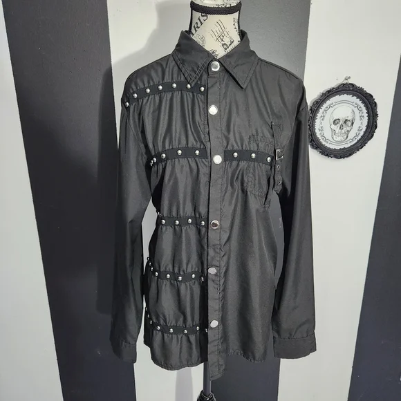 Studded Goth Shirt - Picture 2 of 5